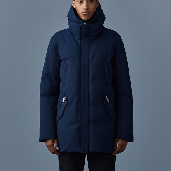 MACKAGE MEN - EDWARD-NF NAVY 42 (M) - Men’s Down Jacket Brand New - Picture 2 of 7